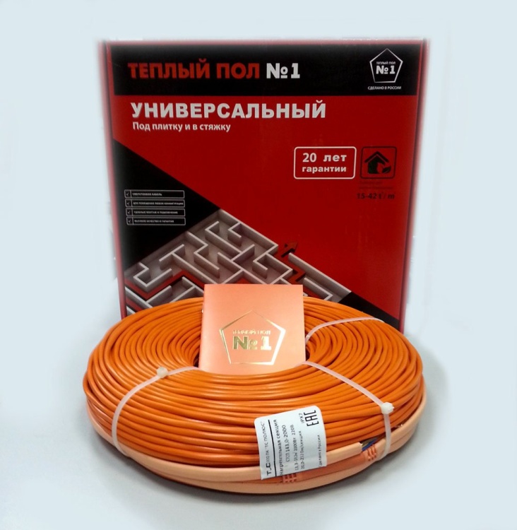 Нагревательная секция  "Теплый пол №1" СТСП-143,0-2000