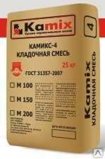 Камикс-4 Смесь песчано-цементная М 100 25кг/64 под
