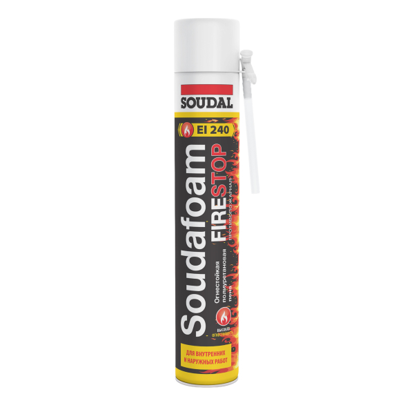Монтажная пена Soudal FireStop, 750мл