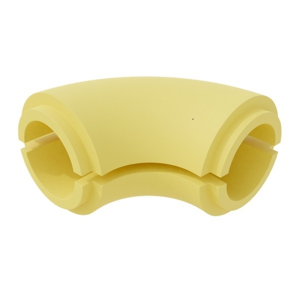 Отвод 45 градусов ППУ 180x50 мм без покрытия